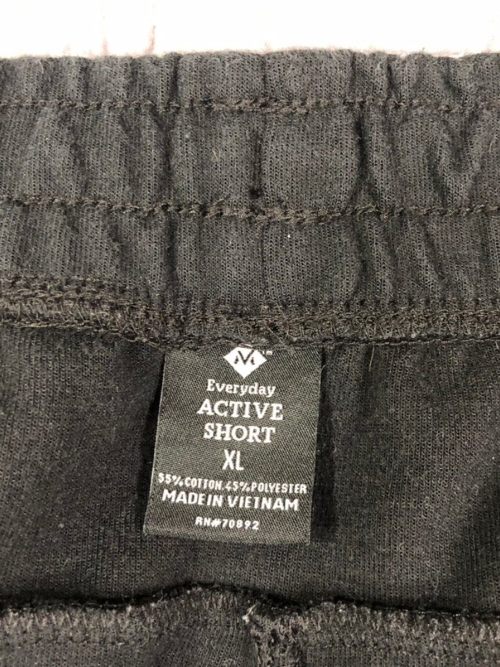 4/$15 Active Shorts Men XL Black Sweat Everyday Members Mark Athleisure Pockets - Picture 3 of 14